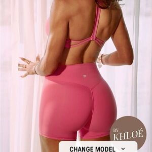Fabletics Seamless pink Khloe Workout Set